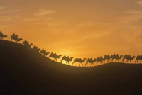 湖南广电志愿者马小茜邀您共赏库木塔格沙漠夕阳